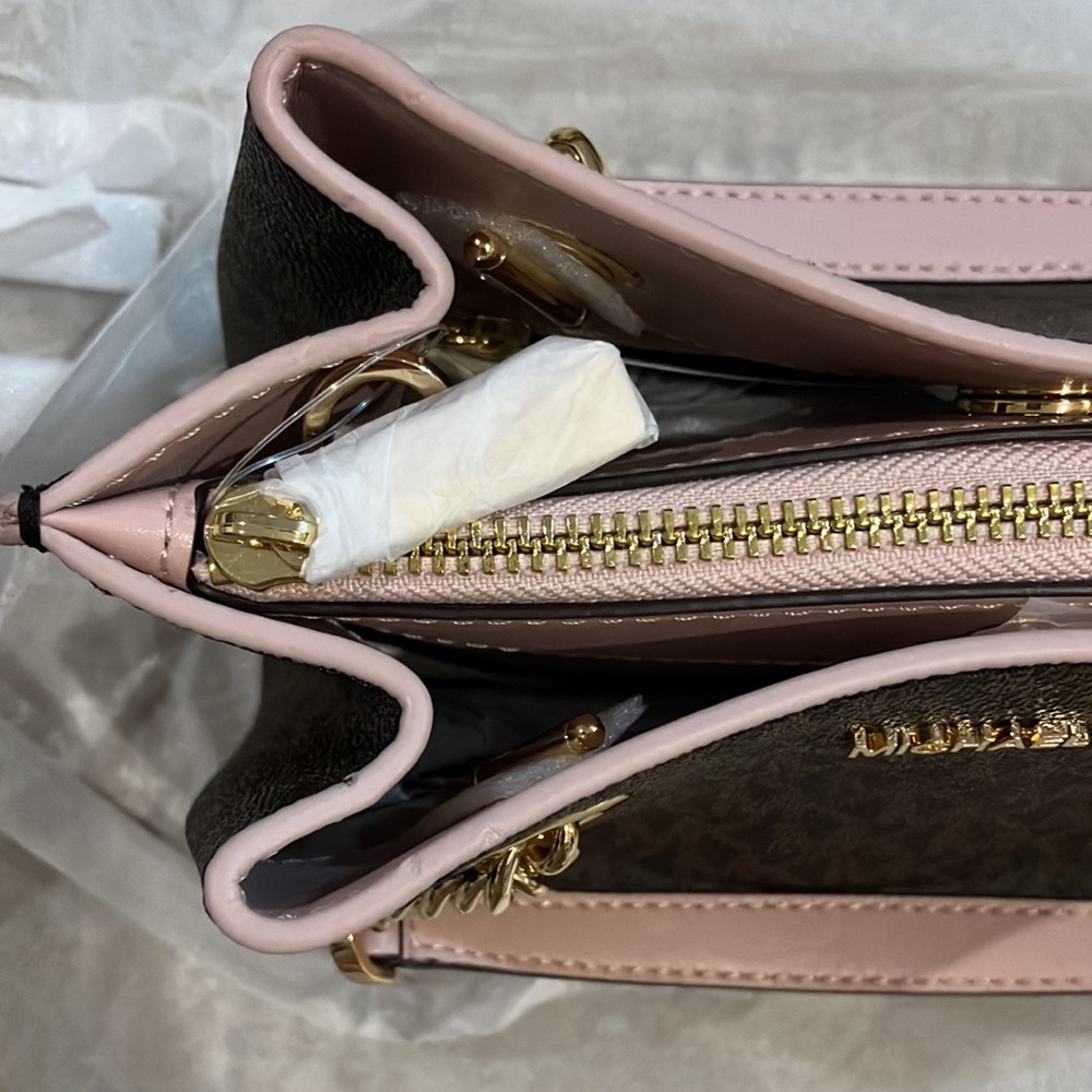 Michael Kors TEAGEN single-shoulder messenger bag brown&pink 35S0GXZM1B BLOSSOM - Picture 13 of 14